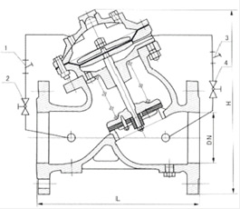jd745隔膜式多功能水泵控制阀